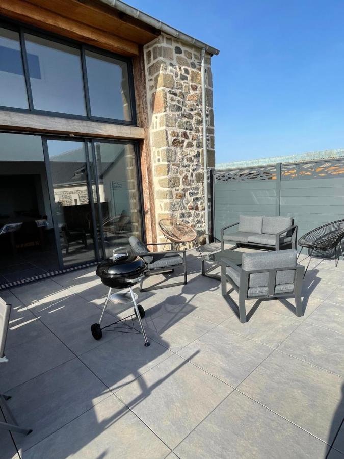 Magnifique Corps De Ferme Renove Avec Jacuzzi Villa Hillion Buitenkant foto