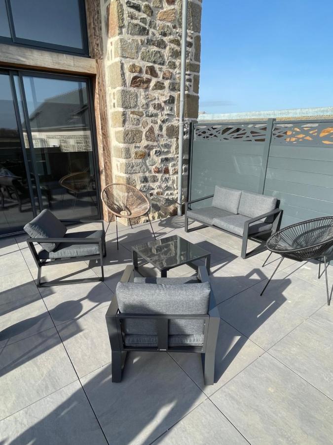 Magnifique Corps De Ferme Renove Avec Jacuzzi Villa Hillion Buitenkant foto